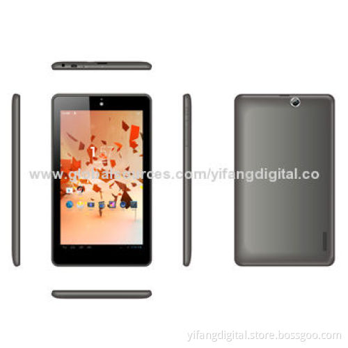7-inch Quad-core Tablet PC with A33 ARM Cortex A7 1.3GHz, 1024*600 and Narrow Frame to 7.65mm